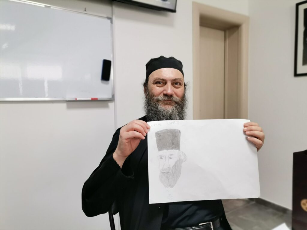 Игуман Хиландара, Високопреподобни архимандрит Методије у посети хиландарском Добротворно-образовном удружењу „Теофил 1198“ у Чачку